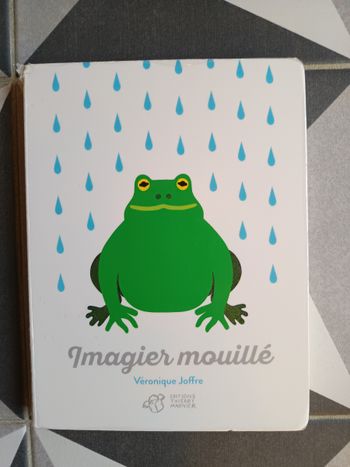 Livre cartonné Imagier mouillé Véronique Joffre Éditions Thierry Magnier