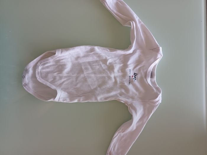Lot de 3 bodies petit bateau, manches longues, 12 mois - photo numéro 5