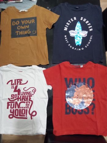 Lot de T-shirts T 6ans