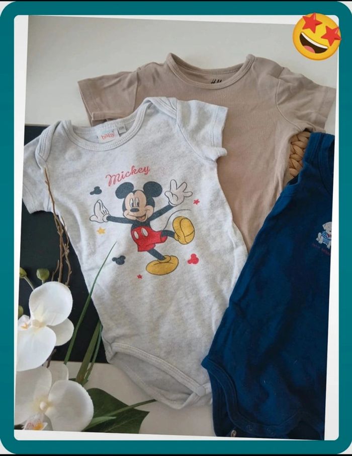 Lot bodies d'été garçon Taille 12 mois🌿🦊 - photo numéro 3