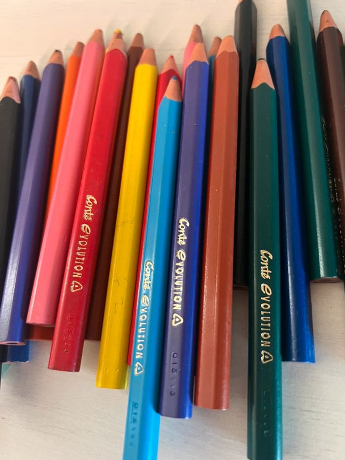 Crayons de couleurs évolution. - photo numéro 2