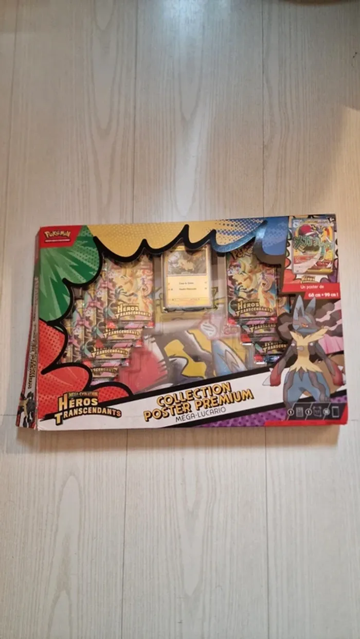 Coffret Lucario ME 2.5 reconditionné – 10 boosters + Hit + Pikachu Reverse - photo numéro 2
