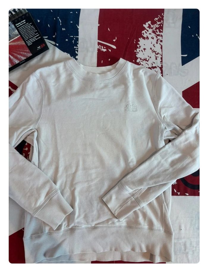 Sweat C.P Company taille xs/s blanc