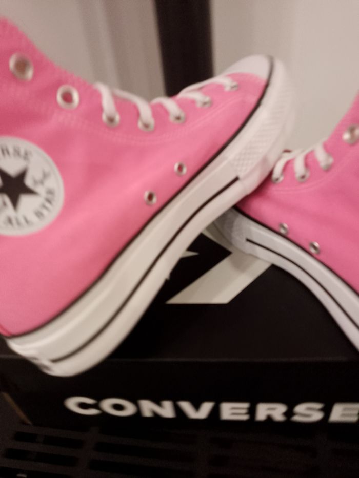 Basket converse plateforme - photo numéro 2