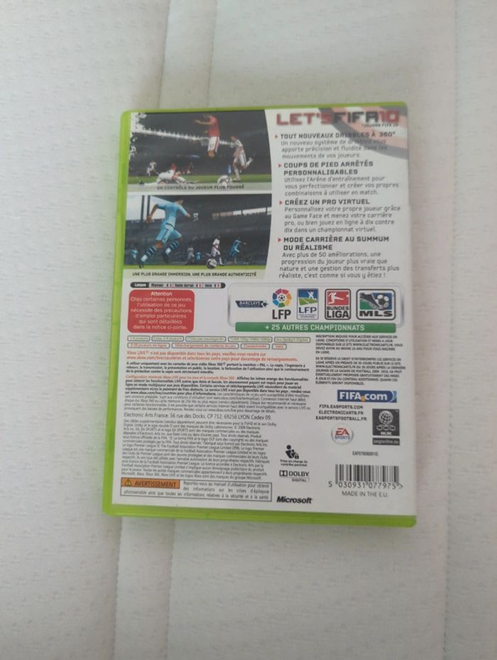 Jeux Xbox 360 FIFA 10 - photo numéro 2