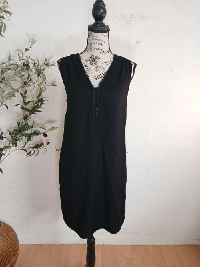 🖤 Petite robe noire Camaïeu – Taille 36 estimée – Bon état