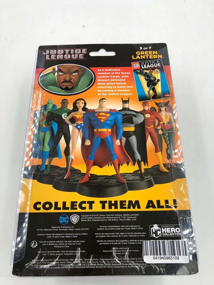 DC Justice League-Série Animée Collection #3 Green Lantern-Eaglemoss - photo numéro 3