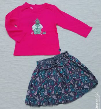 La compagnie des petits ensemble jupe t shirt 18 mois