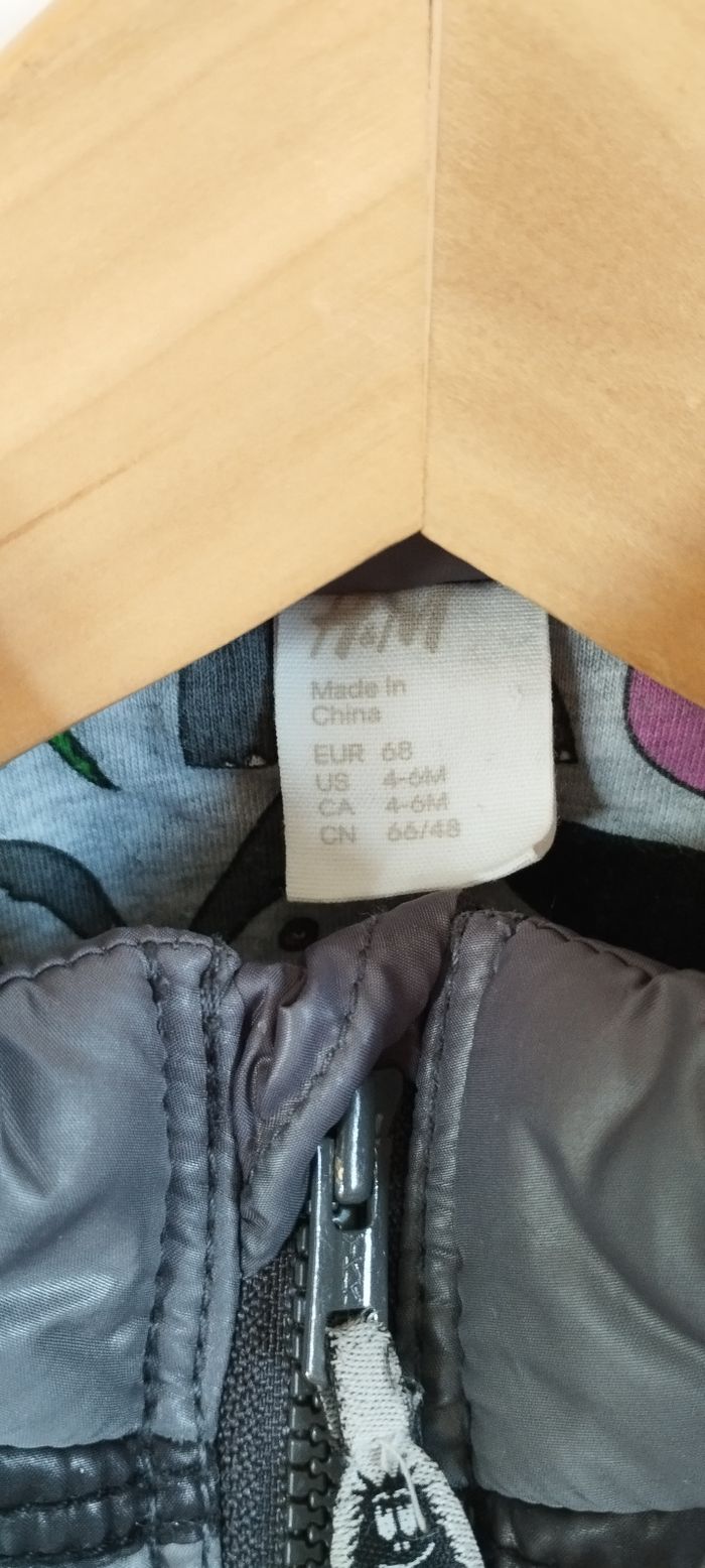 Doudoune sans manche garçon 6 mois H&M Barbapapa - photo numéro 3