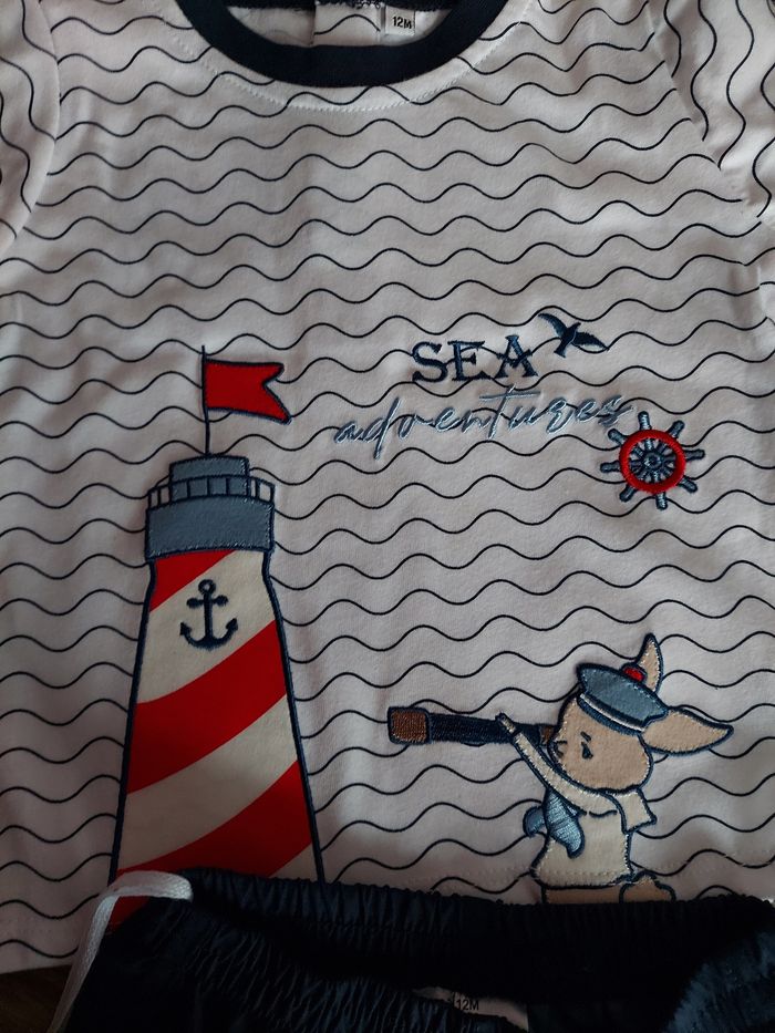 Ensemble été 12mois neuf - photo numéro 2