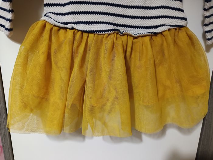 Robe marinière et tulle 12 mois - photo numéro 4