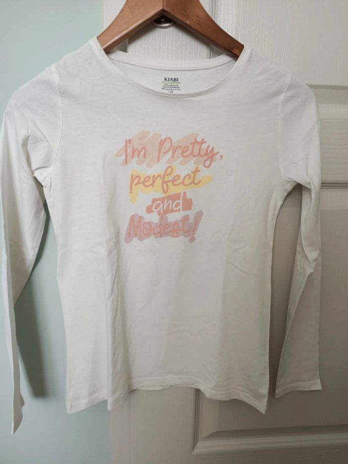 Tee shirt 12 ans blanc