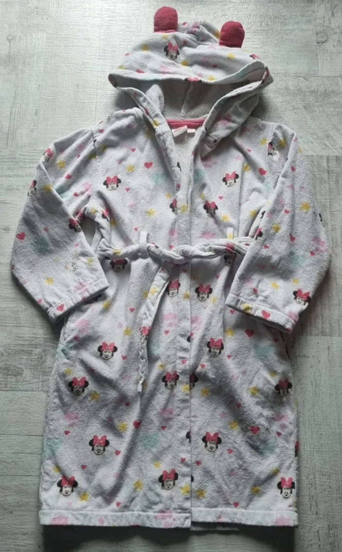 Peignoir minnie 6 ans