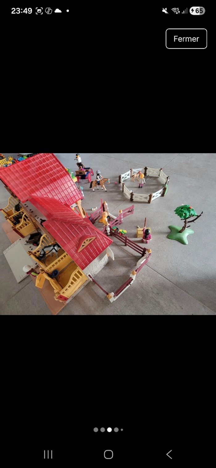 Ranch + calèche Playmobil - photo numéro 3