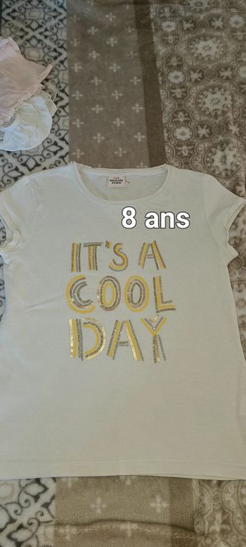 T-shirt manches courtes fille 8 ans tape à l'œil TAO