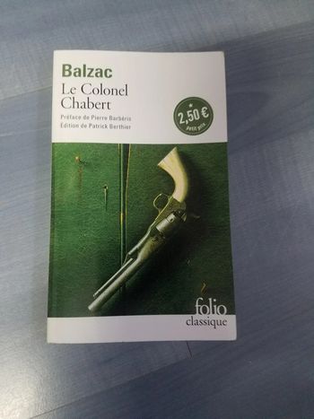 Livre le colonel chabert de balzac