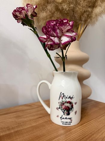 Pot à lait en céramique personnalisé 