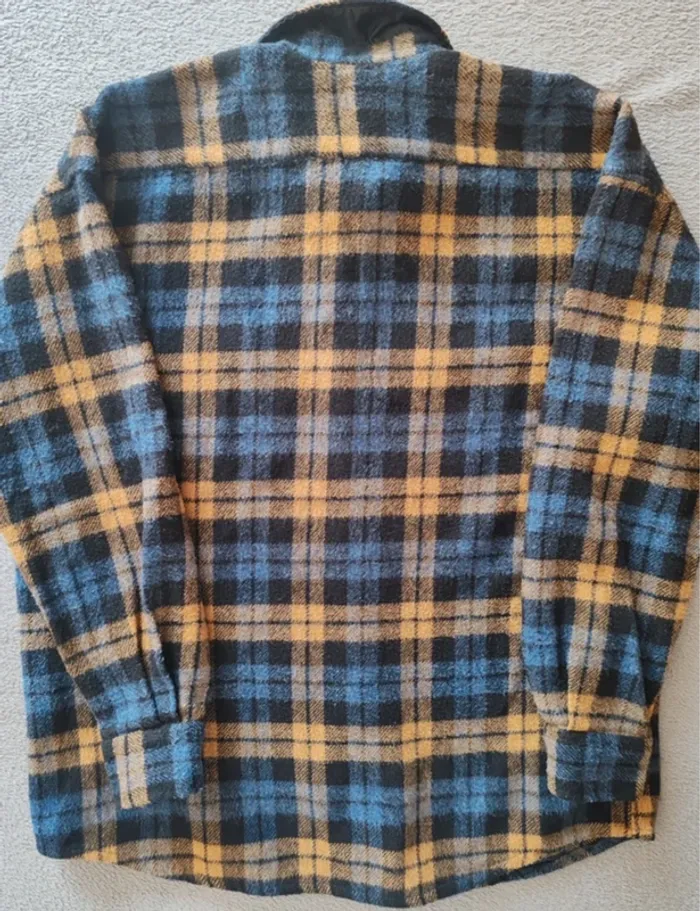 Chemise-surchemise homme Green Island – T. 39/40 – Flanelle épaisse - photo numéro 3