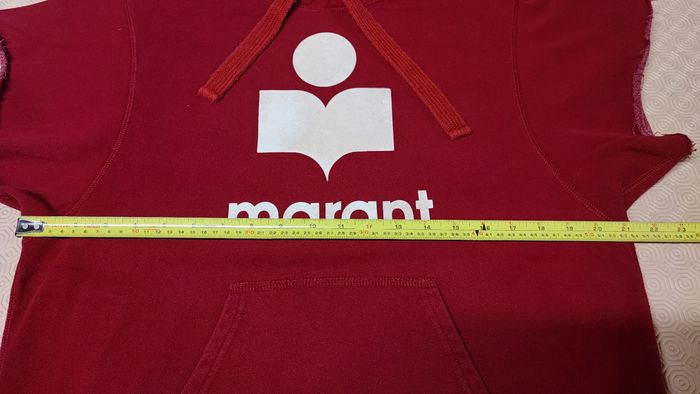 Sweat à capuche sans manche Isabel Marant 36 Rouge / Bordeaux - photo numéro 6