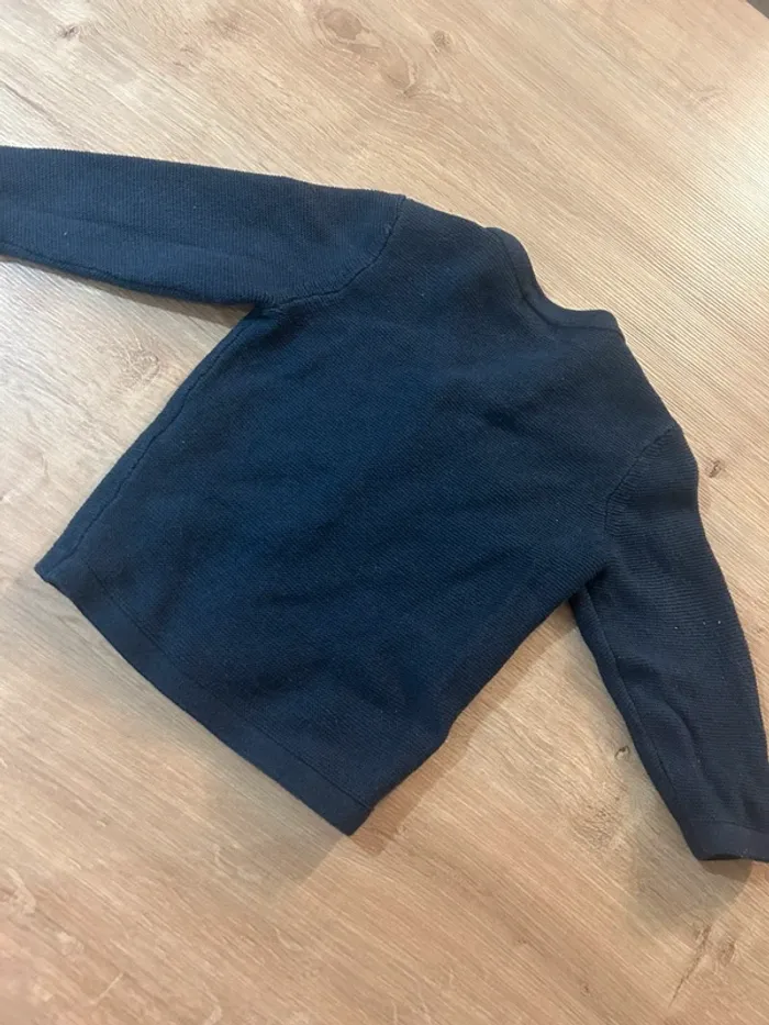 Gilet à boutons bleu marine - photo numéro 3