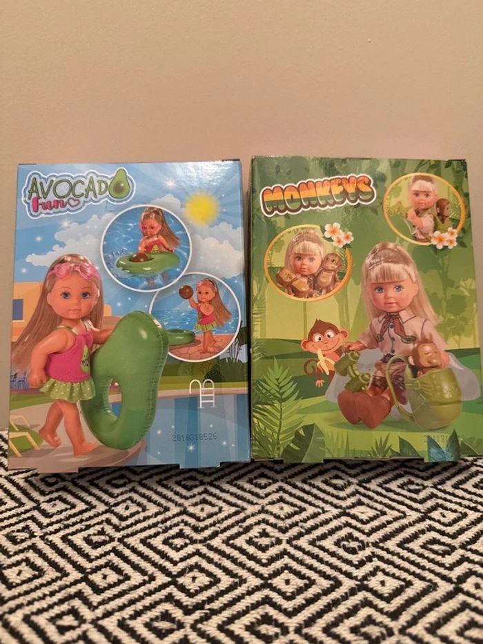 Simba Toys - 2 coffrets Evi Love avocado fun & Evi Love Monkeys fun - photo numéro 2