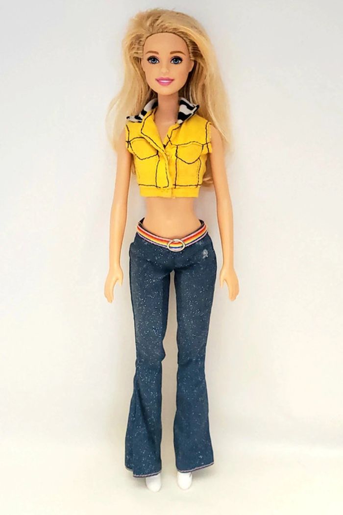 Lot de 3 poupée Barbie jambes et bras fixes - photo numéro 8