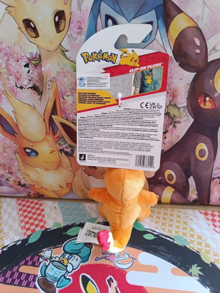 Porte Clés peluche Pokemon Salamèche - photo numéro 3