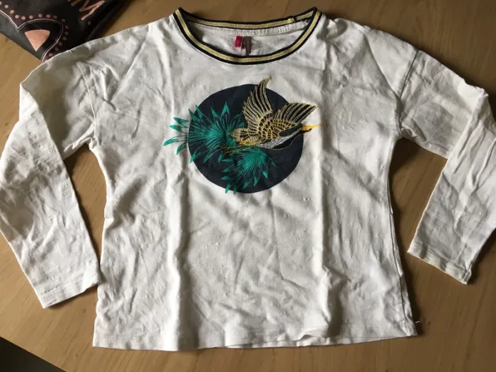 Lot de 2 tee-shirts manches longues 8 ans - photo numéro 2