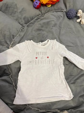 Teeshirt manches longues 6 mois