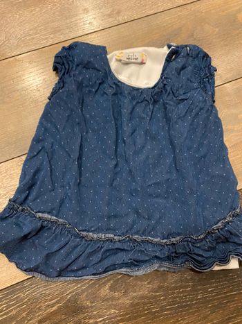 Robe bleue p’tit môme 9 mois