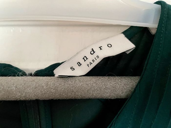 Robe Sandro Paris vert taille 3 - photo numéro 3