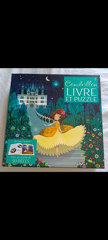 Coffret Cendrillon Livre et puzzle Usborne