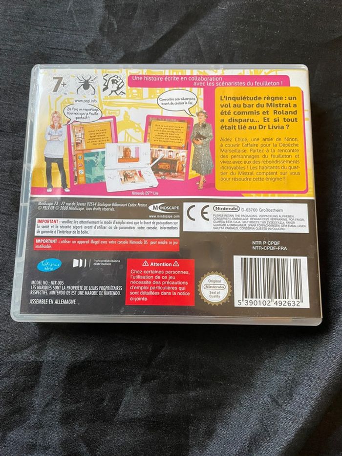 Jeux Nintendo ds plus belle la vie - photo numéro 2