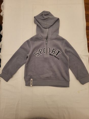 1 polaire à capuche garçon 3 ans 