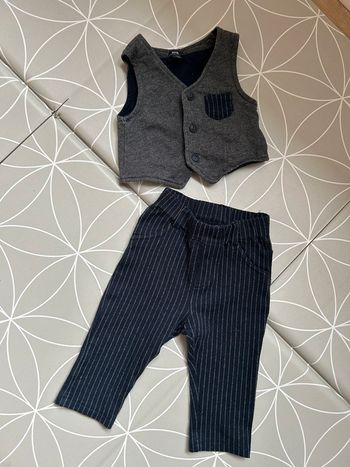 Ensemble chic fête bébé 9 mois