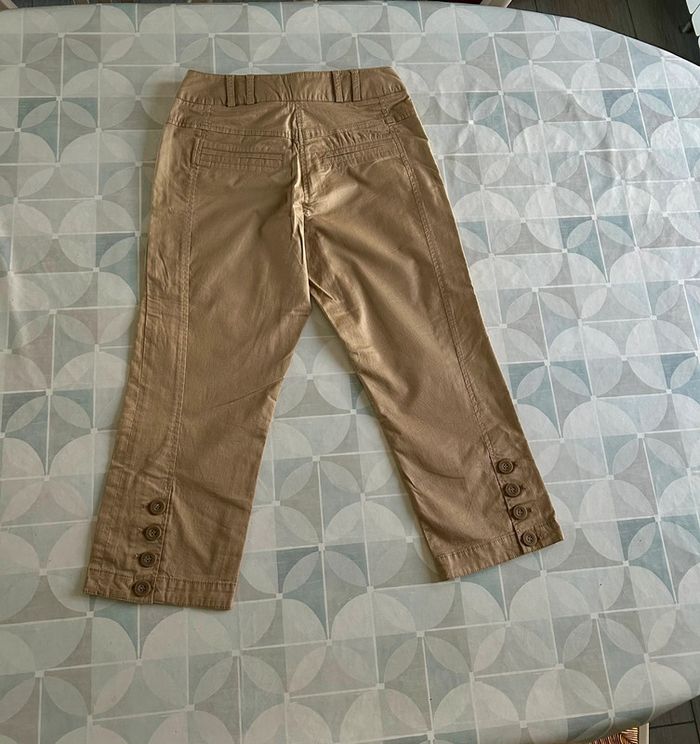 Pantacourt femme beige - 38 / M - Phildar - très bon état - photo numéro 2