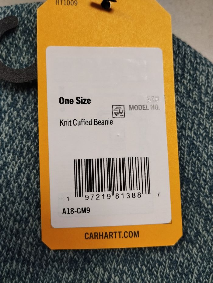 Bonnet Carhartt vert - photo numéro 2