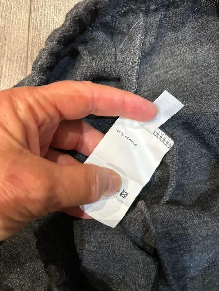 Pantalon gris taille élastique - photo numéro 4