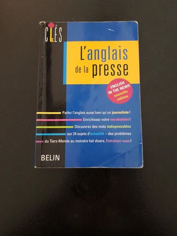 Manuel d'anglais - L'anglais de la presse