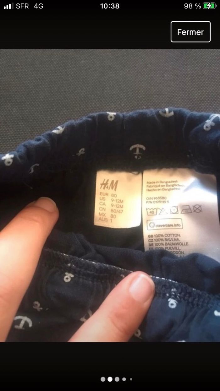 3 shorts 12 mois - photo numéro 2