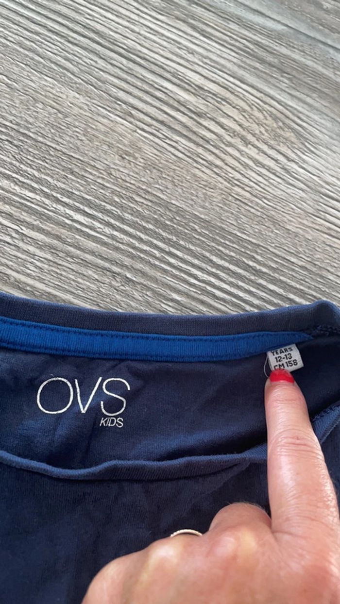 T-shirt marine ovs 12 ans - photo numéro 4