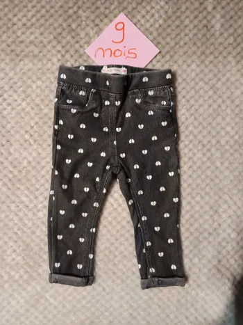 Jegging coeurs 9 mois