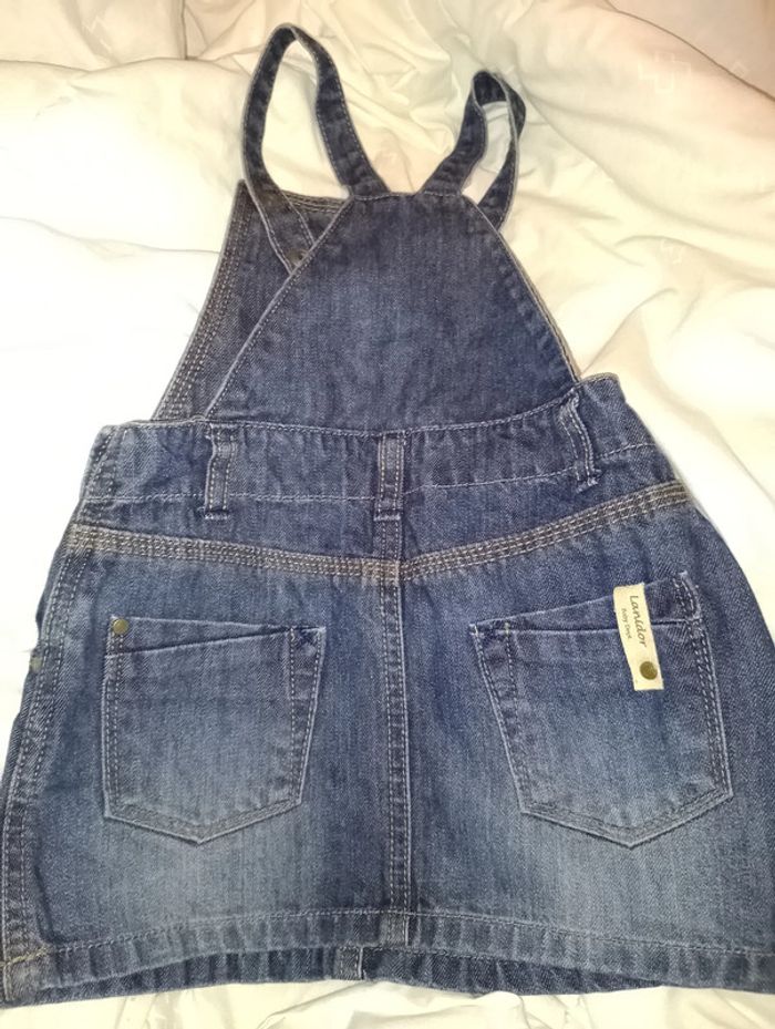 Lanidor Baby robe jean bleu brut 18 mois - photo numéro 2