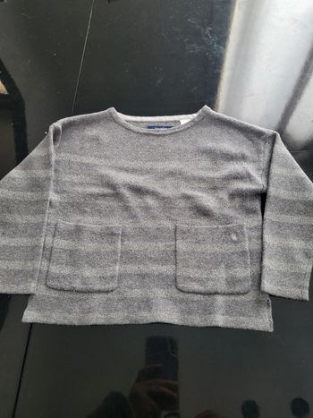 Pull gris obaibi 2 ans