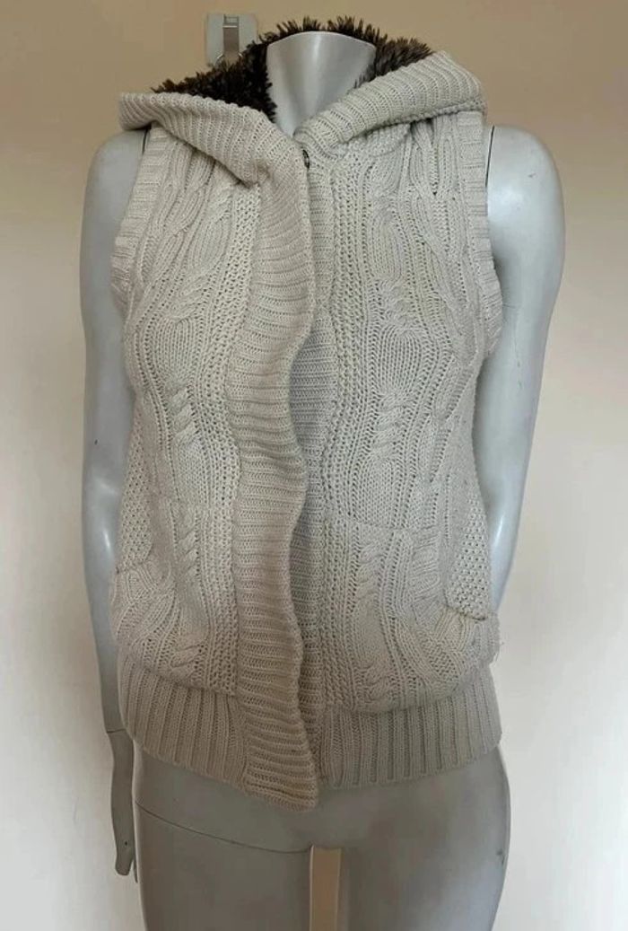 🍠Pull sans manches blanc đźŤ