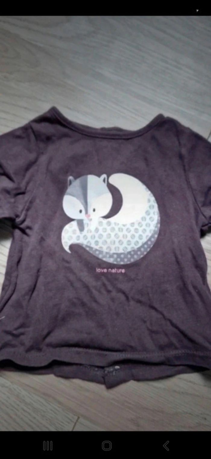 T-shirt de mi saison Okaidi 3mois 59cm 👻 - photo numéro 2
