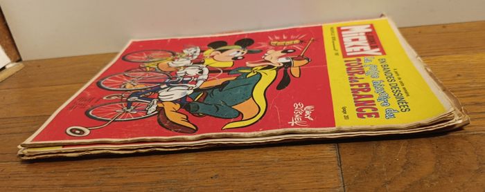 Lot 5 journaux de Mickey bd Tour de France série complète 1973 vintage - photo numéro 10