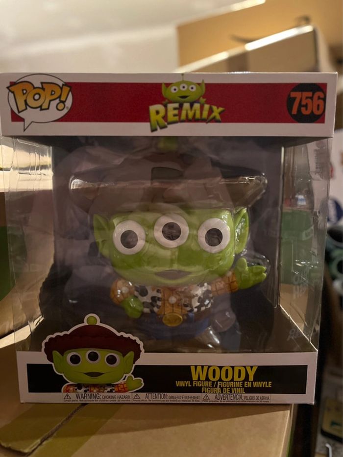 Funko Pop Alien Woody Jumbo - Toy Story