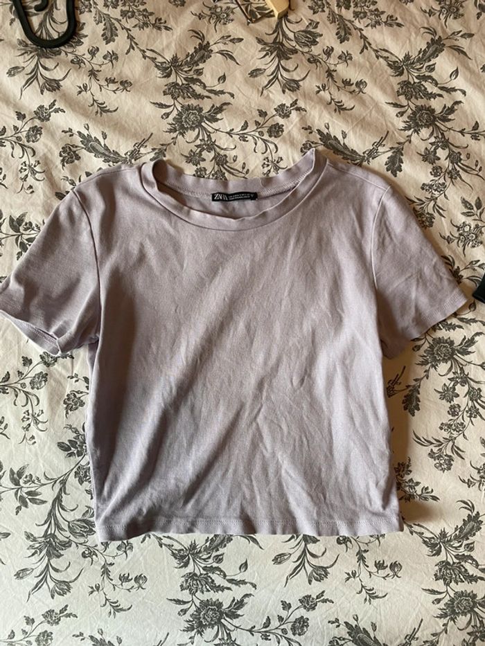 lot 2 tshirts zara S - photo numéro 2