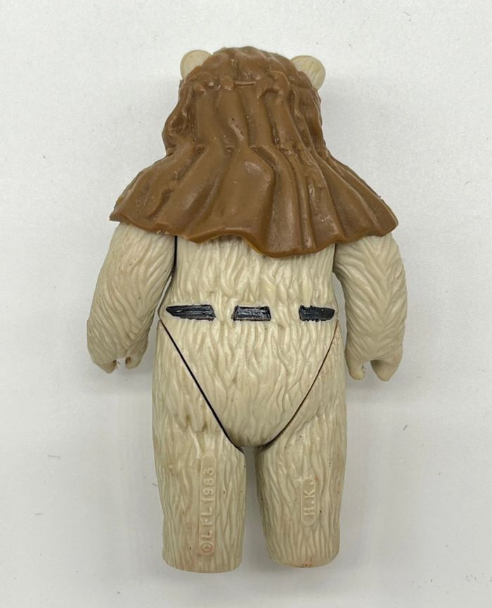 Figurine star wars Vintage Ewok Chief Chirpa 1983 Kenner - photo numéro 2